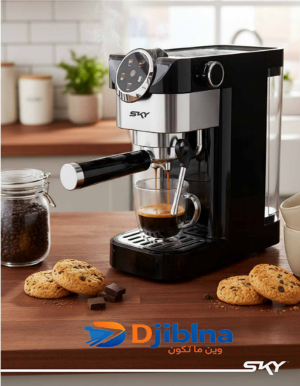 Machine a café SKY noir inox tactile